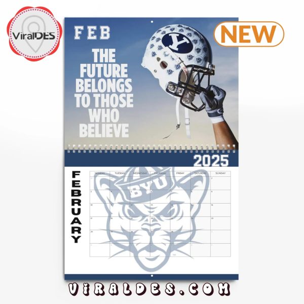 BYU Cougars 2025 Happy New Year Calendar