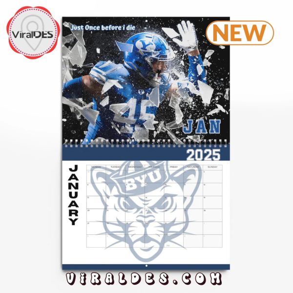 BYU Cougars 2025 Happy New Year Calendar