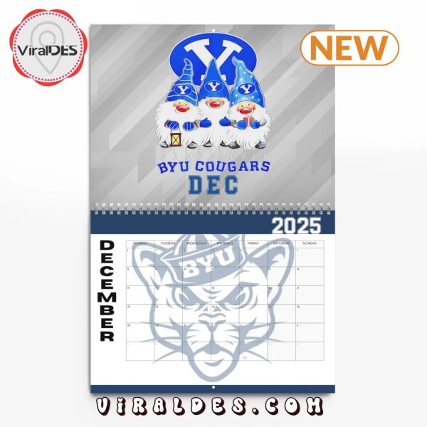 BYU Cougars 2025 Happy New Year Calendar