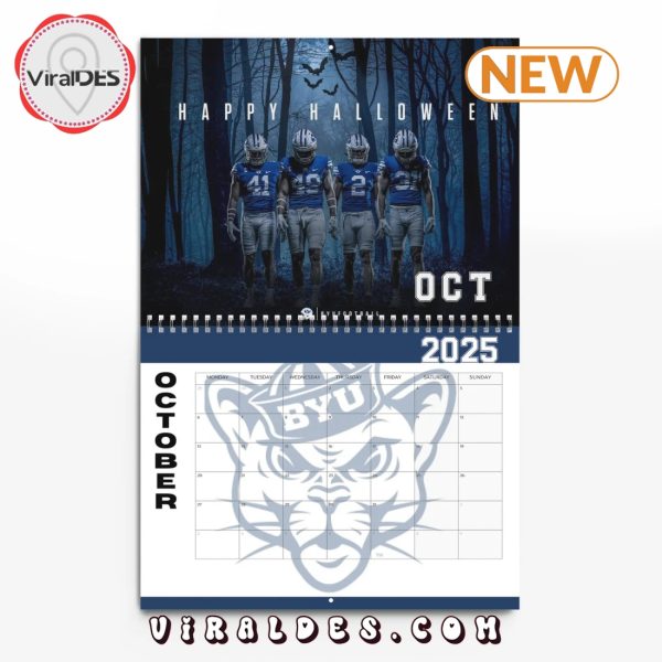 BYU Cougars 2025 Happy New Year Calendar