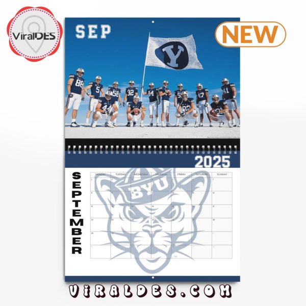 BYU Cougars 2025 Happy New Year Calendar