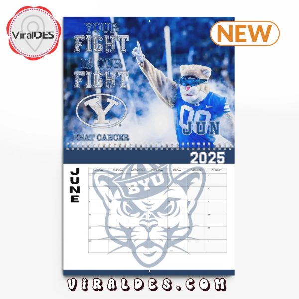 BYU Cougars 2025 Happy New Year Calendar