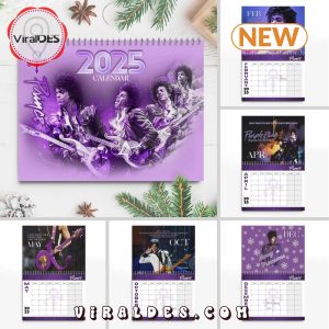 Prince 2025 Happy New Year Calendar