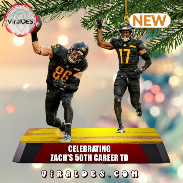 Celebrating Zach’s 50th Career TD Ornaments