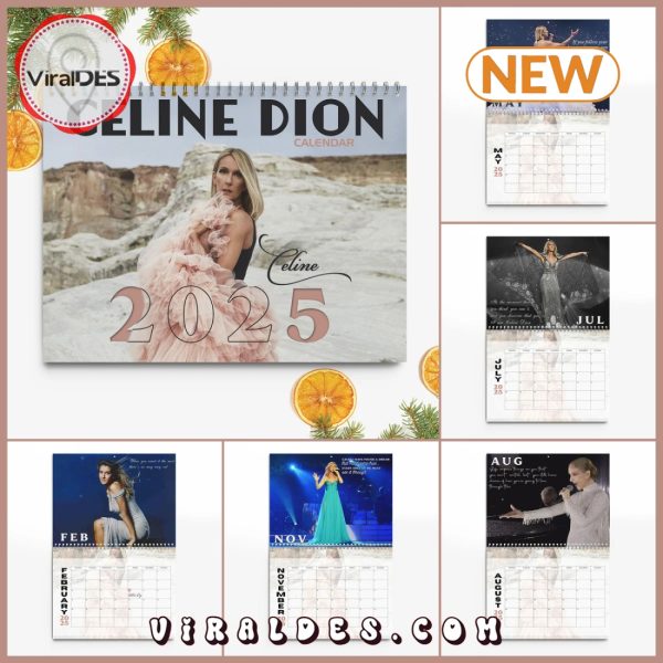 Celine Dion 2025 Happy New Year Calendar