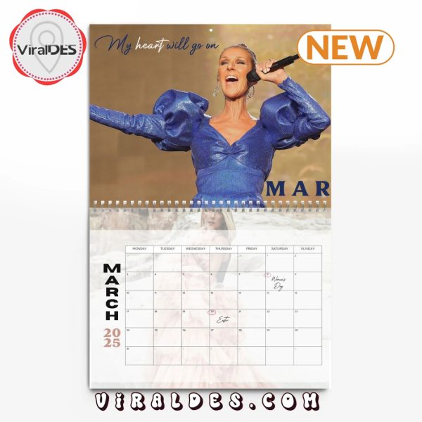 Celine Dion 2025 Happy New Year Calendar