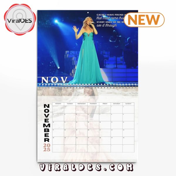 Celine Dion 2025 Happy New Year Calendar