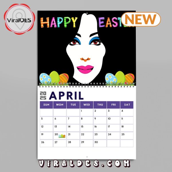 Cher 2025 Happy New Year Calendar