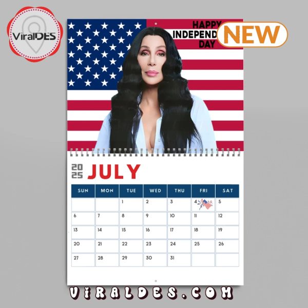 Cher 2025 Happy New Year Calendar