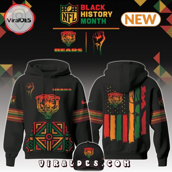 Chicago Bears NFL Black History Month Hoodie, Jogger, Cap