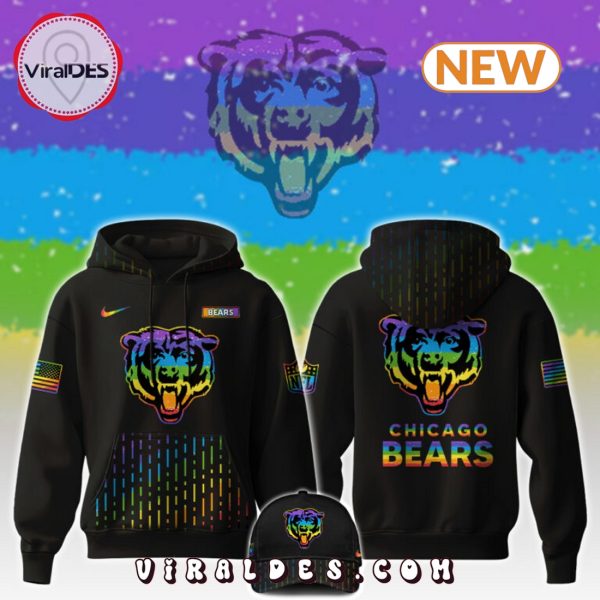 Chicago Bears NFL Happy Pride Month Hoodie, Jogger, Cap