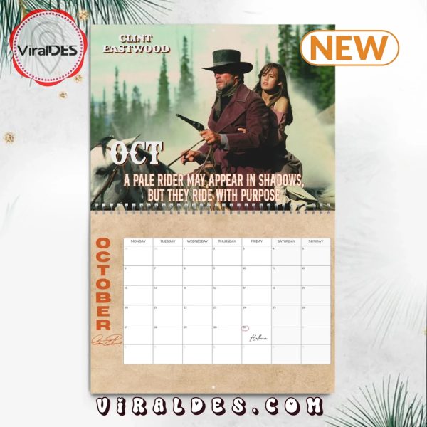 Clint Eastwood 2025 Happy New Year Calendar