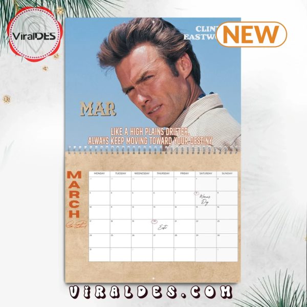 Clint Eastwood 2025 Happy New Year Calendar