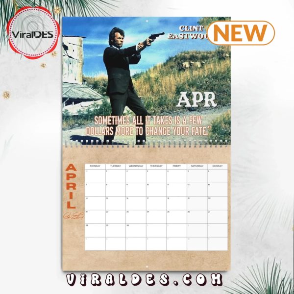 Clint Eastwood 2025 Happy New Year Calendar