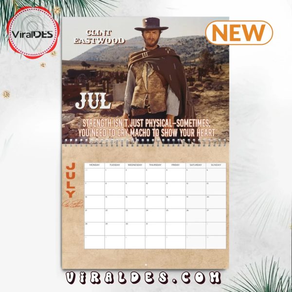 Clint Eastwood 2025 Happy New Year Calendar