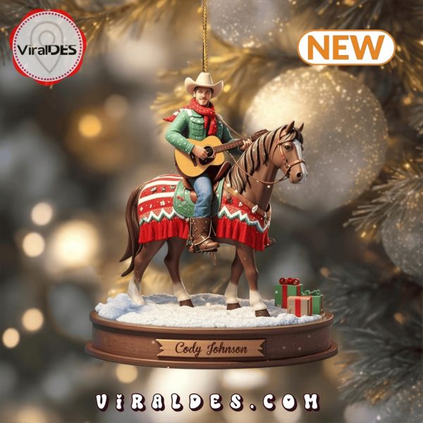 Cody Johnson Horse Riding Ornaments