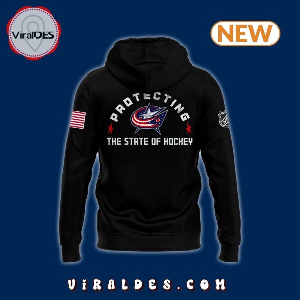 Columbus Blue Jackets 2024 Firefighter Appreciation Hoodie