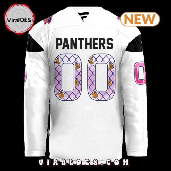 Custom Florida Panthers Pink In the Rink Hockey Jersey