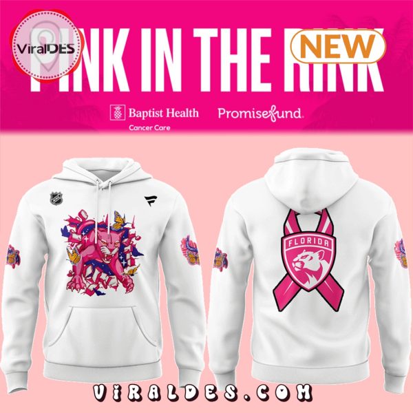 Custom Florida Panthers Pink In the Rink Hoodie, Jogger, Cap