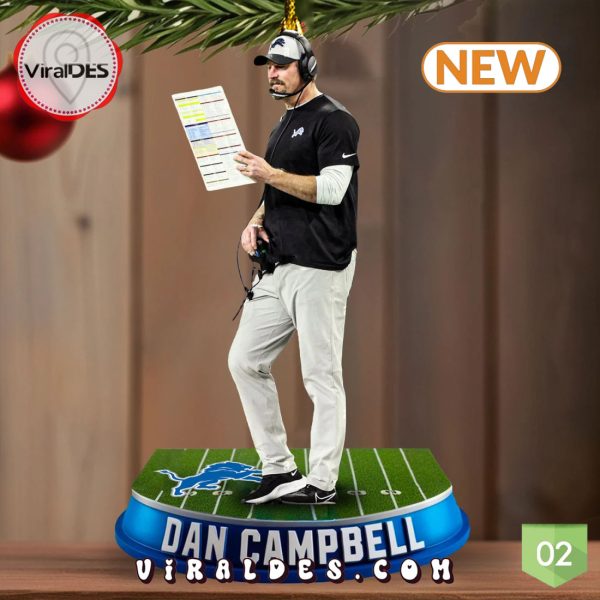 Dan Campbell Coach Ornaments