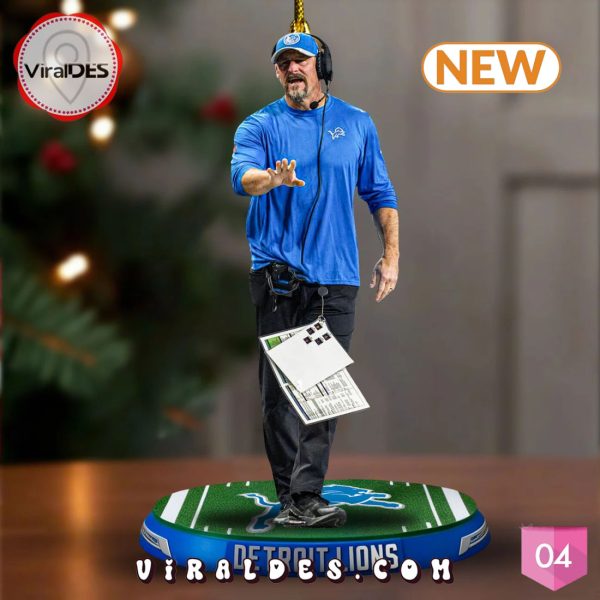 Dan Campbell Coach Ornaments