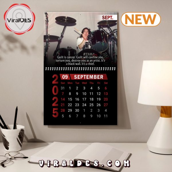 Dave Grohl 2025 Happy New Year Calendar