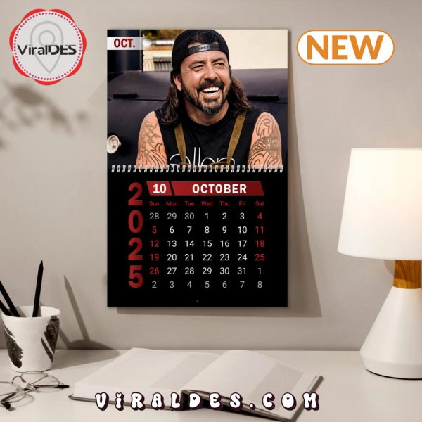 Dave Grohl 2025 Happy New Year Calendar