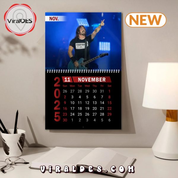 Dave Grohl 2025 Happy New Year Calendar