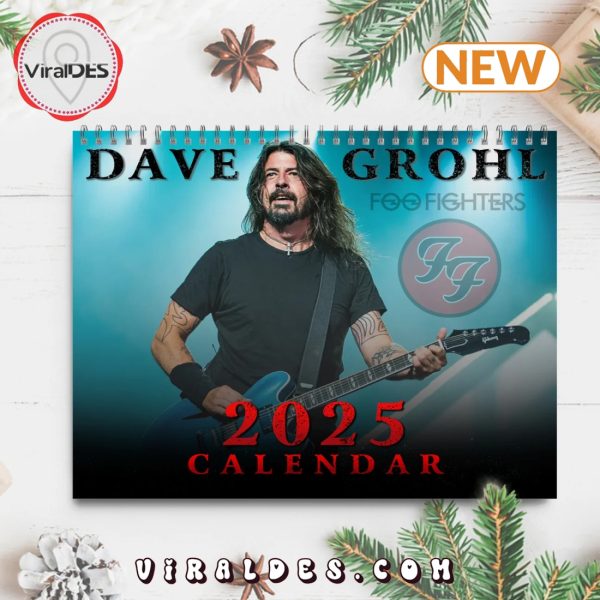 Dave Grohl 2025 Happy New Year Calendar