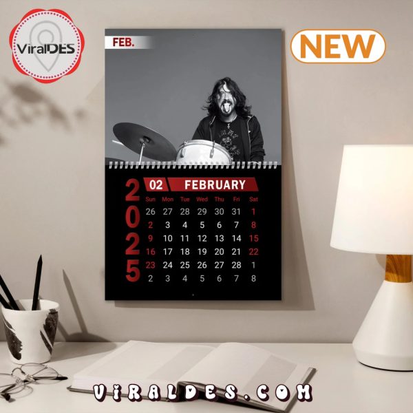 Dave Grohl 2025 Happy New Year Calendar