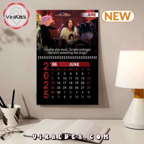 Dave Grohl 2025 Happy New Year Calendar