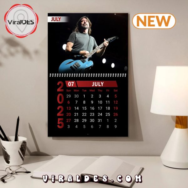 Dave Grohl 2025 Happy New Year Calendar