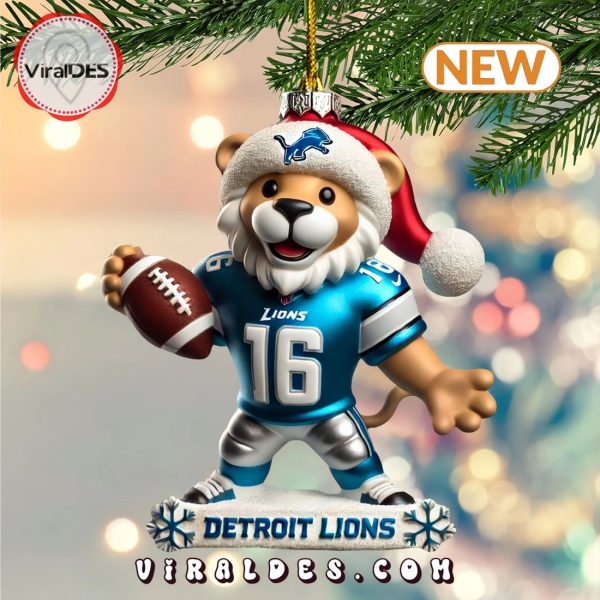 Detroit Lions 2024 Christmas Ornaments