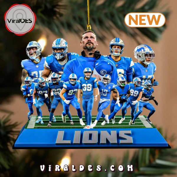 Detroit Lions 2024 Christmas Ornaments