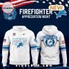 Detroit Lions Firefighter Appreciation Night 2024 Hoodie