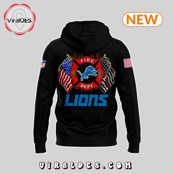 Detroit Lions Firefighter Appreciation Night 2024 Hoodie