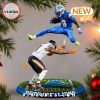 Detroit Lions Santa Claus 2024 Christmas Ornaments