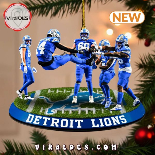 Detroit Lions NFL Christmas Ornaments