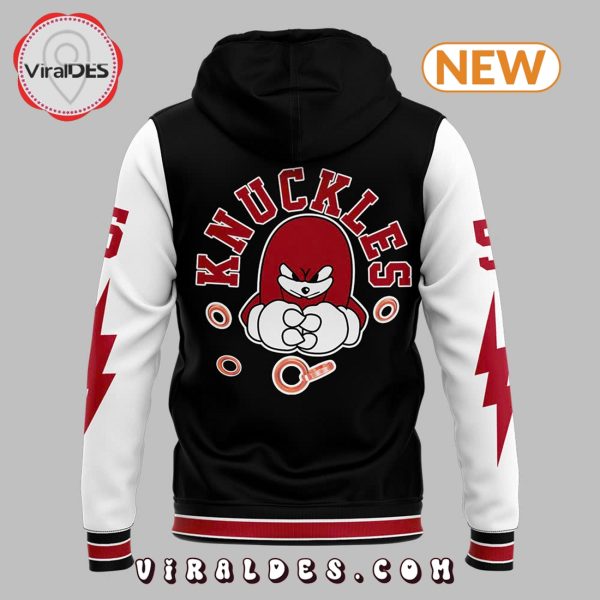 Detroit Lions Sonic x Knuckles Red Hoodie