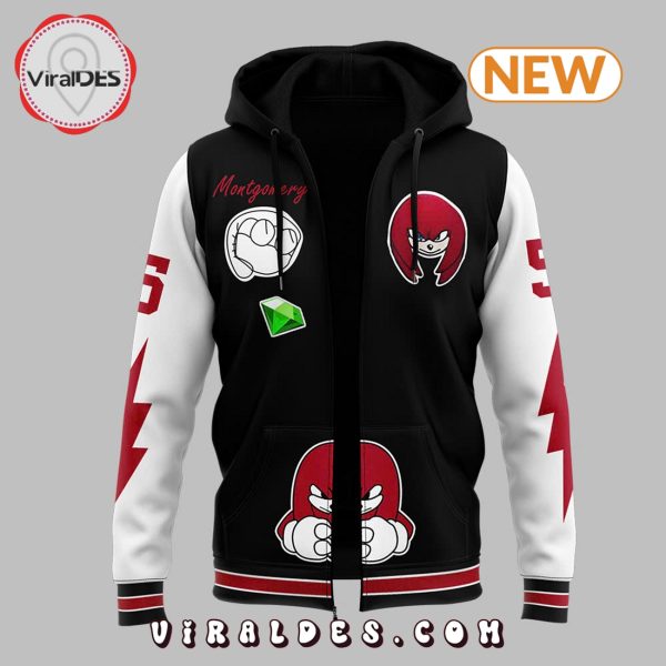 Detroit Lions Sonic x Knuckles Red Hoodie