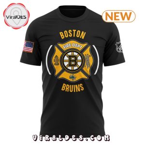 Boston Bruins x 2024 Firefighter Appreciation T-Shirt, Jogger, Cap