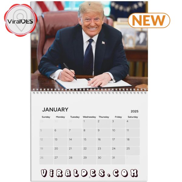 Donald Trump 2025 Happy New Year Calendar