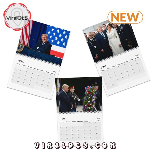 Donald Trump 2025 Happy New Year Calendar