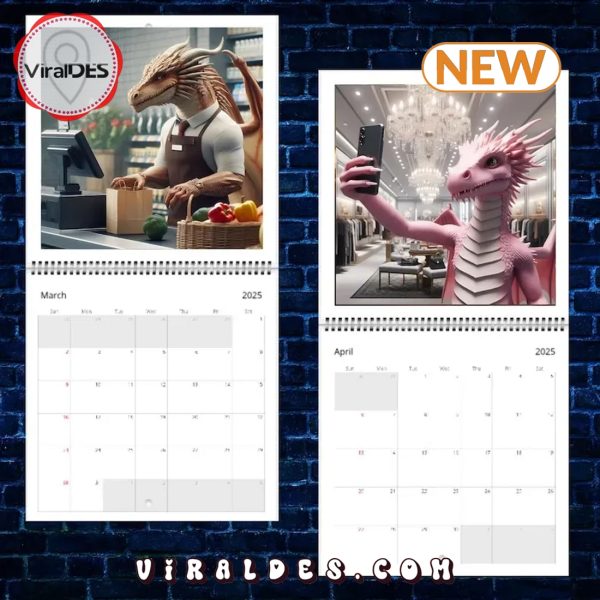 Dragons With Jobs 2025 Calendar