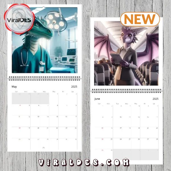 Dragons With Jobs 2025 Calendar