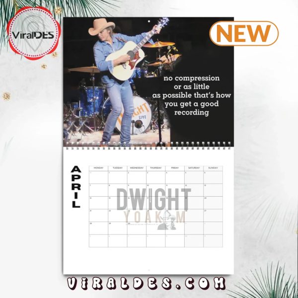 Dwight Yoakam 2025 Happy New Year Calendar