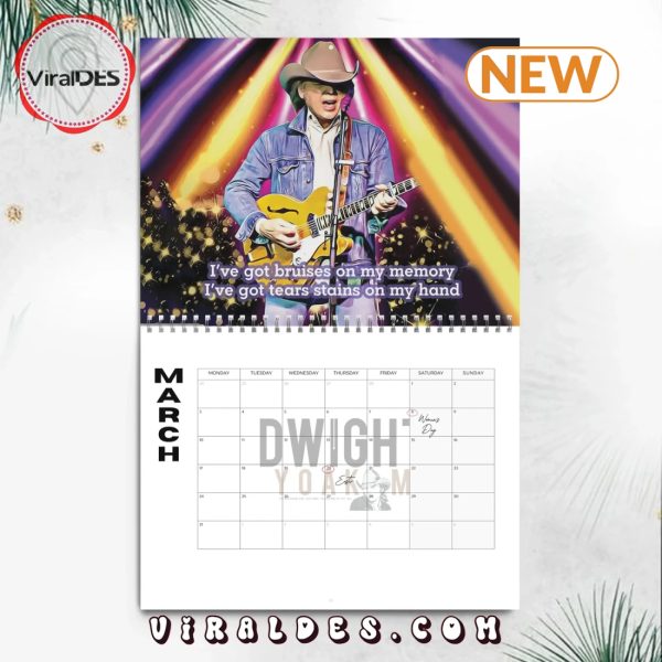 Dwight Yoakam 2025 Happy New Year Calendar