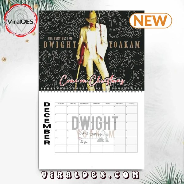 Dwight Yoakam 2025 Happy New Year Calendar