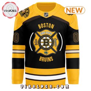 Boston Bruins x 2024 Firefighter Appreciation Hockey Jersey