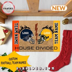 House Divided Custom Outdoor Doormats